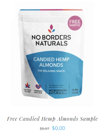 Free Candied Hemp Almonds Samples
